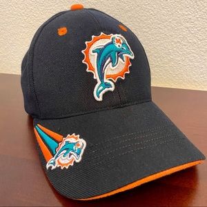 NFL Miami Dolphins Cap in Black w/ Orange trim